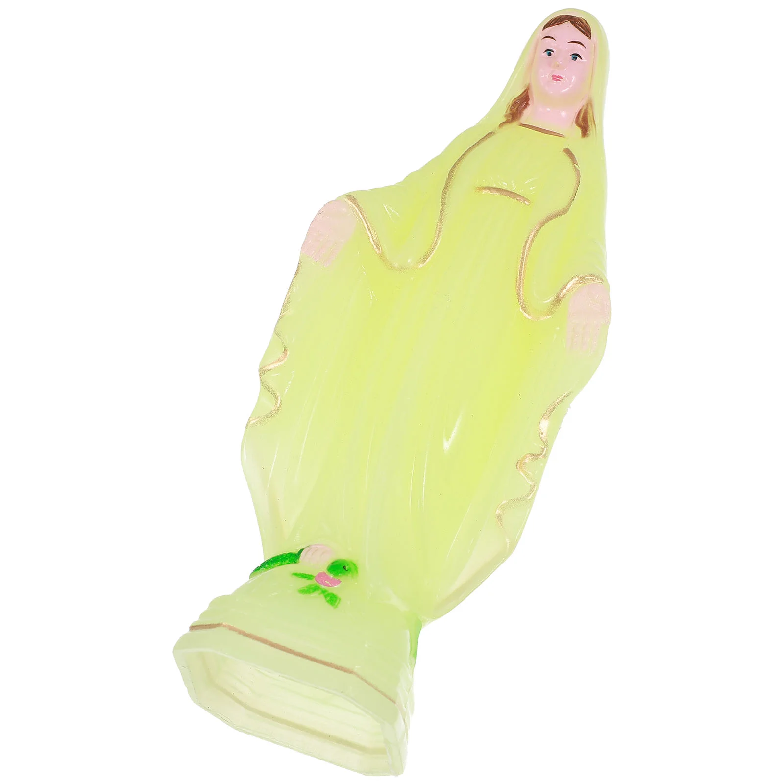 

Our Lady God Ornament Desktop Catholicism Adornment Plastic Craft Virgin Mary Religious Wedding Decorations Tables