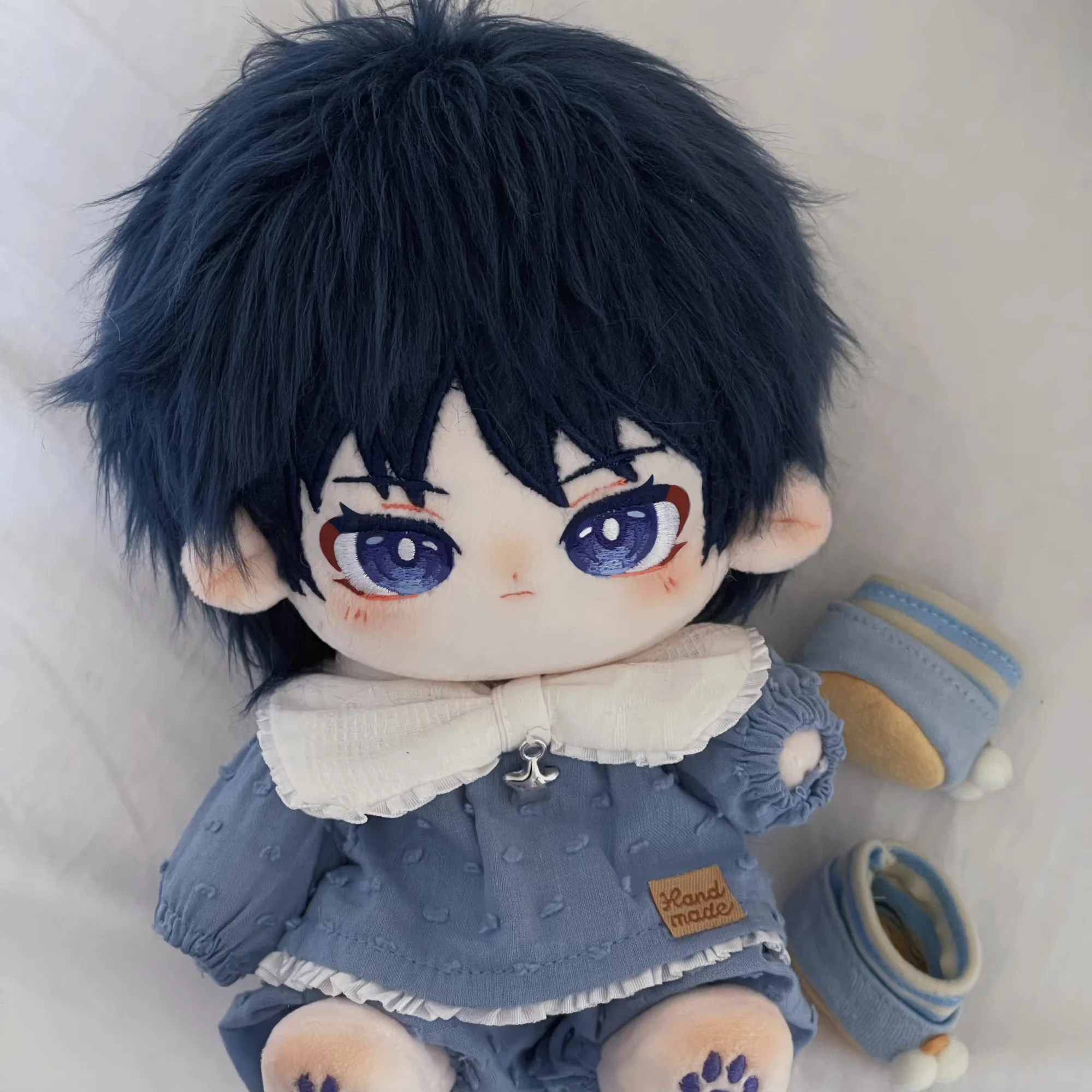 

Anime Genshin Impact Wanderer Balladeer Cosplay Cute Beast Ears Plush 20cm Cotton Dolls Change Clothes Plushie Gift