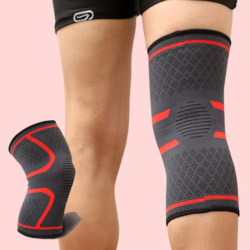 

Наколенники для бега, велоспорта, бандаж для баскетбола, защита колена, эластичный нейлоновый спортивный компрессионный наколенник