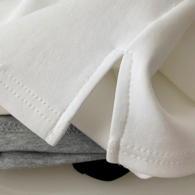 Women Shorts Elastic High Waist Casual Letter Printed Sports Shorts Summer Korean Fashion Wide Leg Loose Female Shorts Homewear