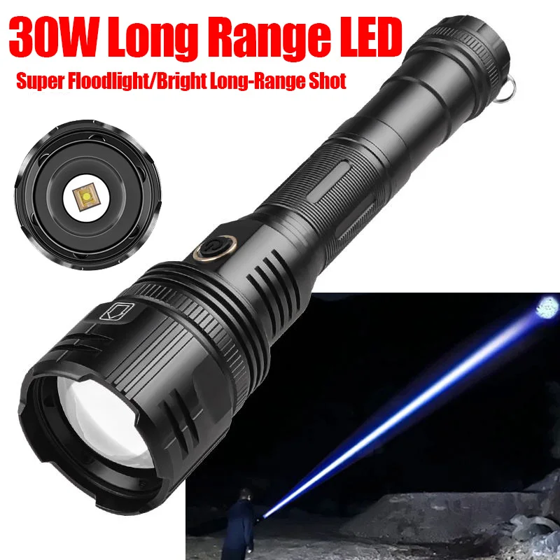 

Фонарик с фитилем, 30 Вт, 100000 лм