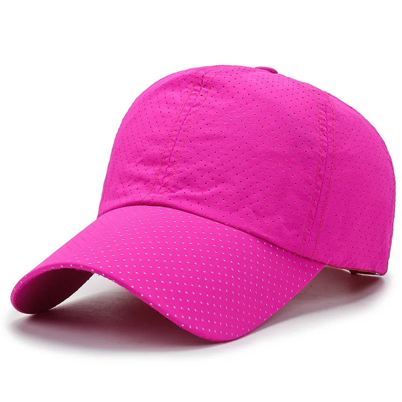 

Can customize logo spring and summer perforated baseball cap, men's and women's sun visor cap, breathable duck hat