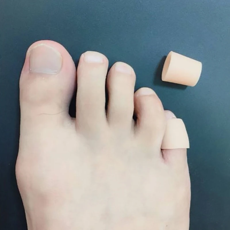 2 шт. силиконовая трубка для маленького пальца корректор мозолей волдырей защита