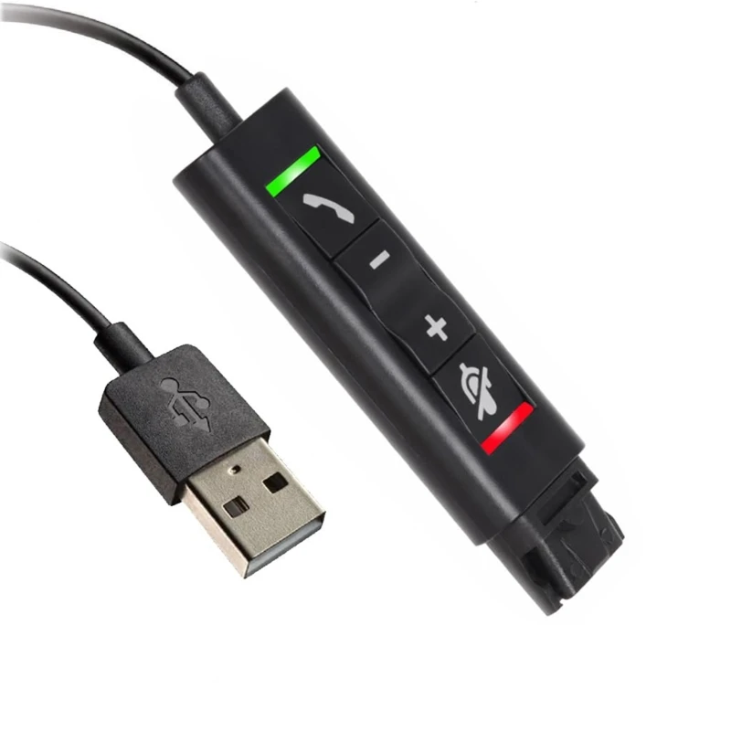 

USB-кабель-адаптер к разъему VoiceJoy (быстрое отключение) с регулятором громкости ENC с шумоподавлением для микрофона Прямая