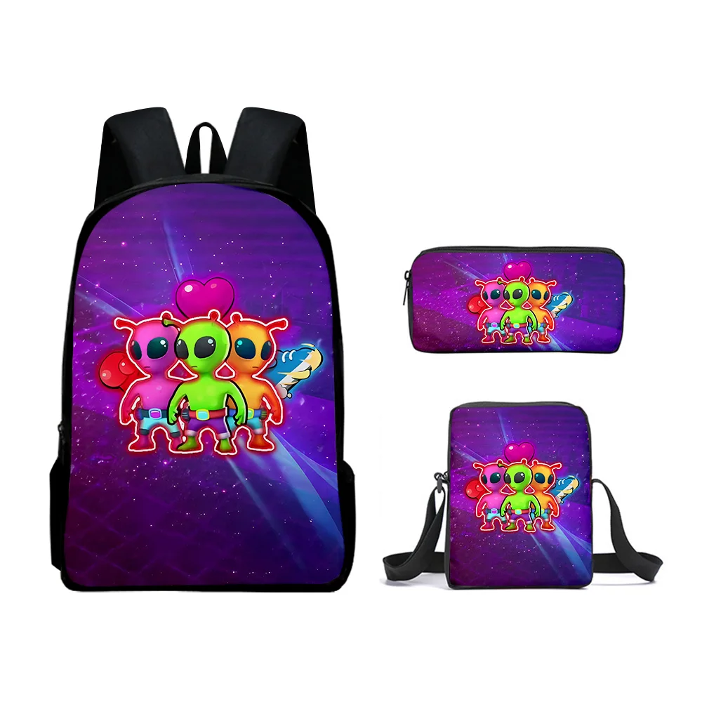 

3 шт./комплект, рюкзак с 3D-принтом для ноутбука