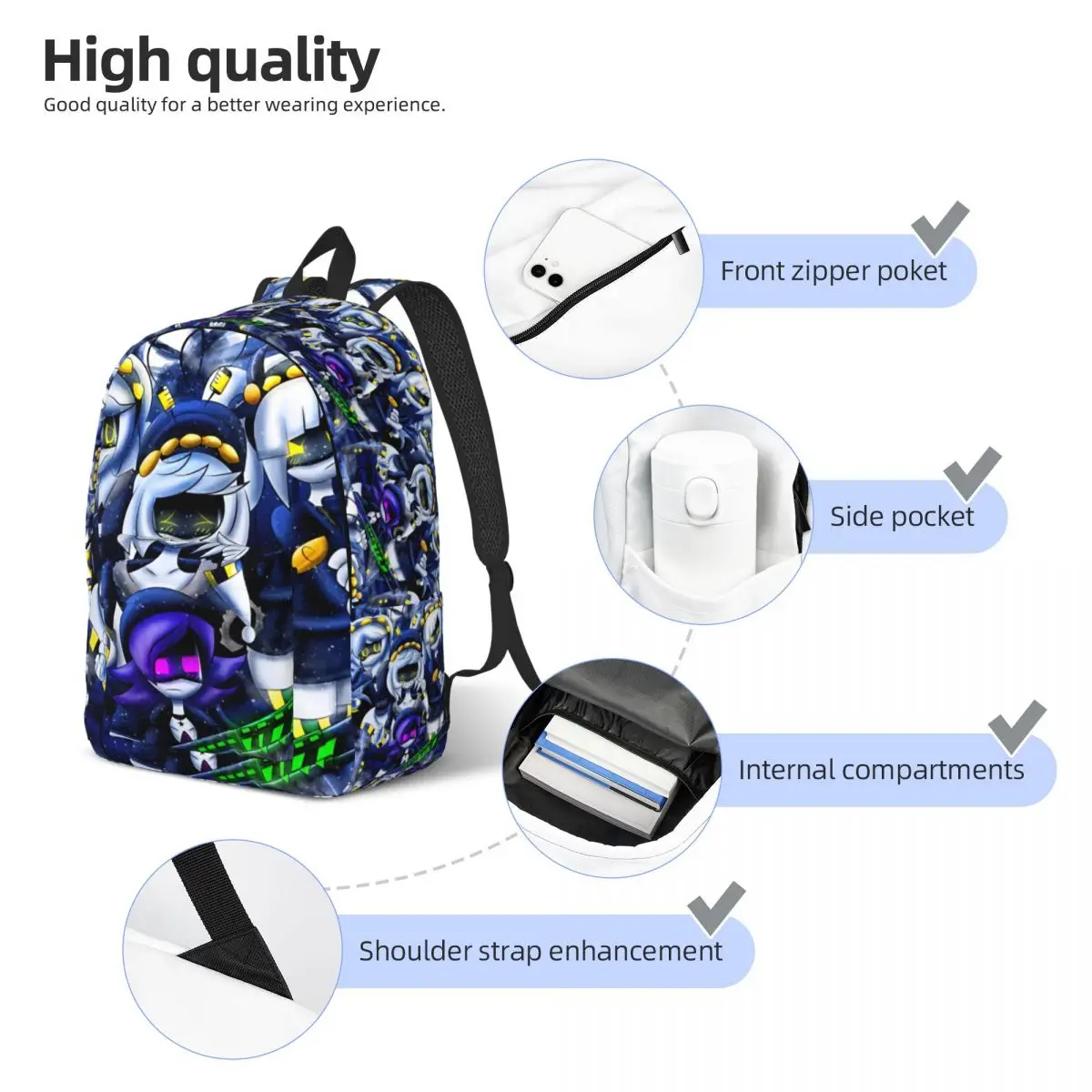 Забавный школьный портфель для мужчин и женщин сумка учеников студентов сериал