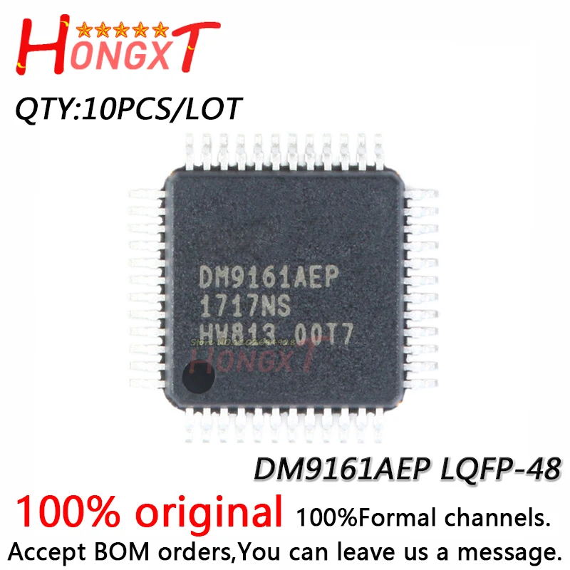 

10PCS 100% NEW DM9161AEP LQFP-48.