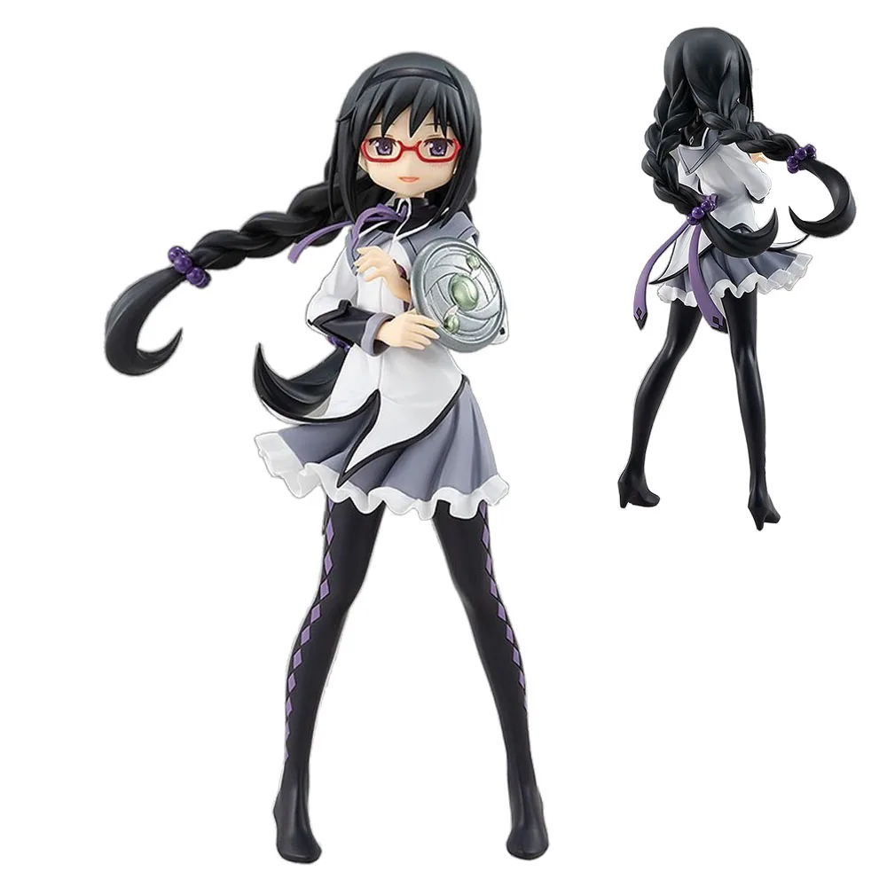 Фото 17 см фигурка Akemi Homura аниме Puella Magi Madoka Magica The Rebellion настольная модель для гольфа игрушка подарочная коллекция украшения ПВХ №2