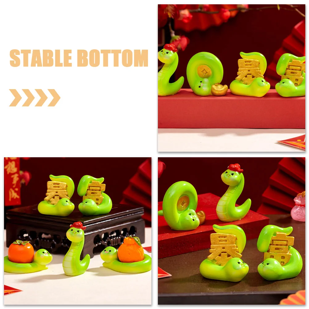 6 шт. микро пейзажная статуя из смолы украшения миниатюрные статуи на день