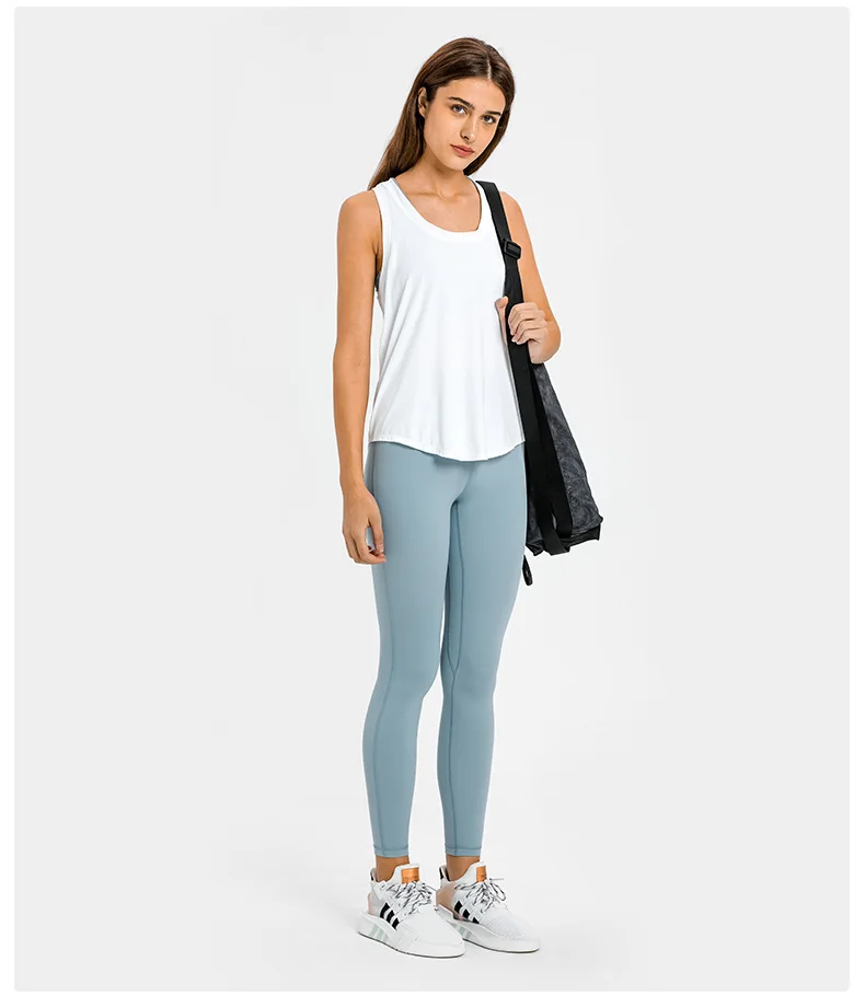 Yoga Tank Top Outdoor Jogging Womens Clothing Sports Top Summer Gym Fitness Vest Smock Thin Soft Tennis Female Sportswear