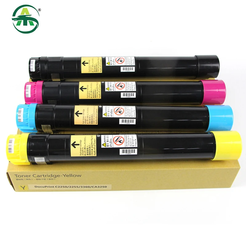 4 шт./комплект, картриджи для тонера DCC2250, CMYK300g 7500, картриджи для принтера Xerox, C2250, C2255, C3360, Sambo, e-Laser CA3250, Phaser 7500