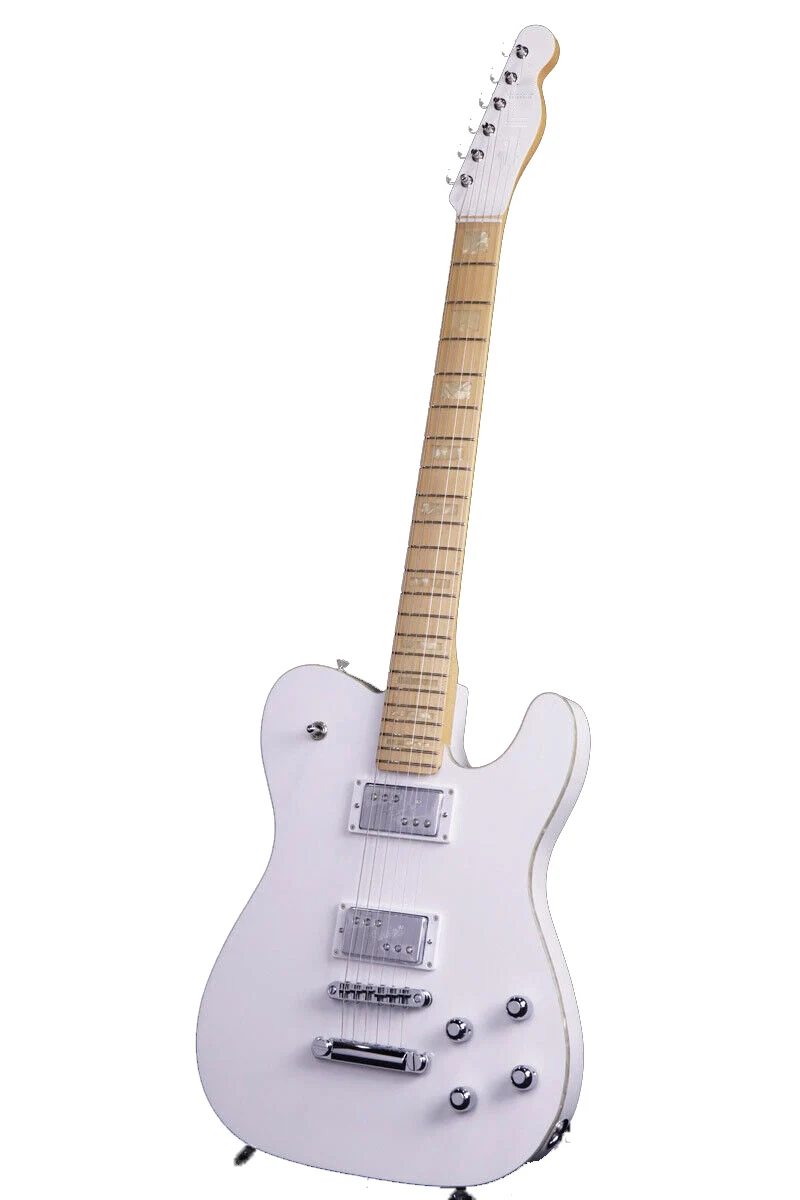 

Haruna TL Boost Maple Fingerboard Arctic White S N JD22016157 Electric Guitar