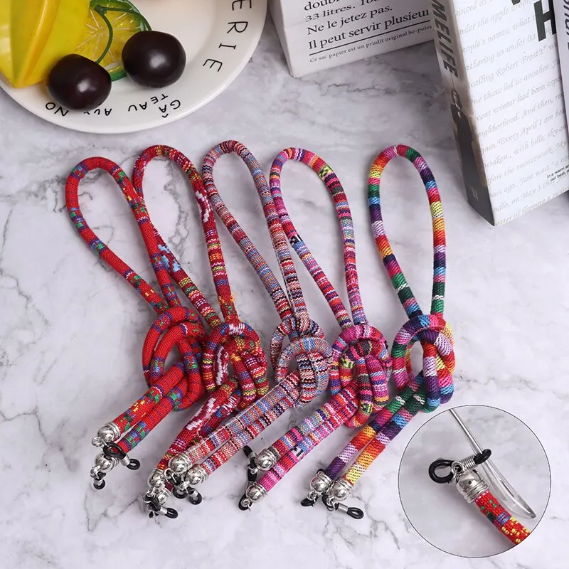 

5mm Wide Eyeglass Sunglasses Cord Strap Eyewear Lanyard Glasses Neck Strap
