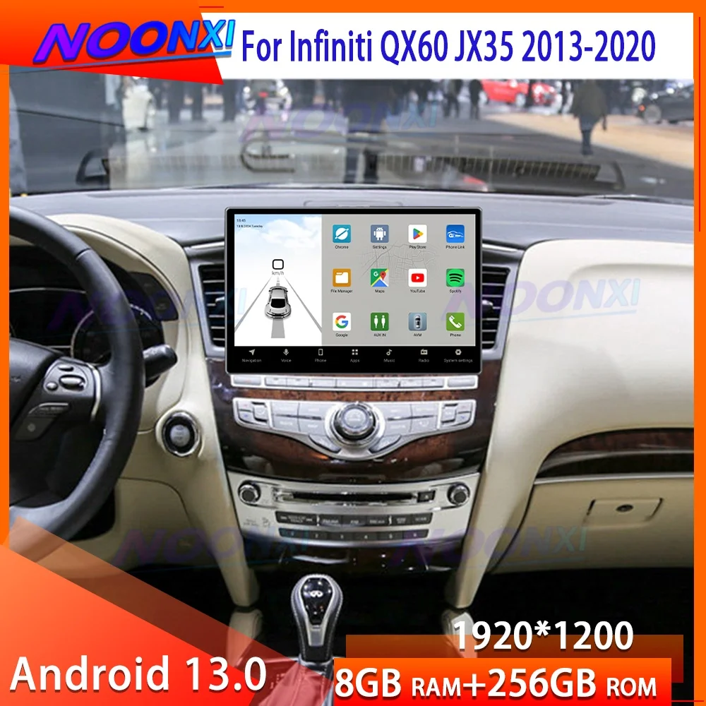 13 1 дюйма для Infiniti QX60 JX35 2013-2020 Android автомобильный радиоприемник навигация GPS