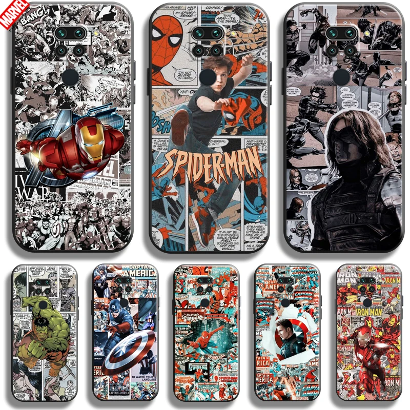 

Marvel Avengers Phone Case For Xiaomi Redmi 10X 4G 6.53 Inch Soft TPU Carcasa Bumper Funda Back