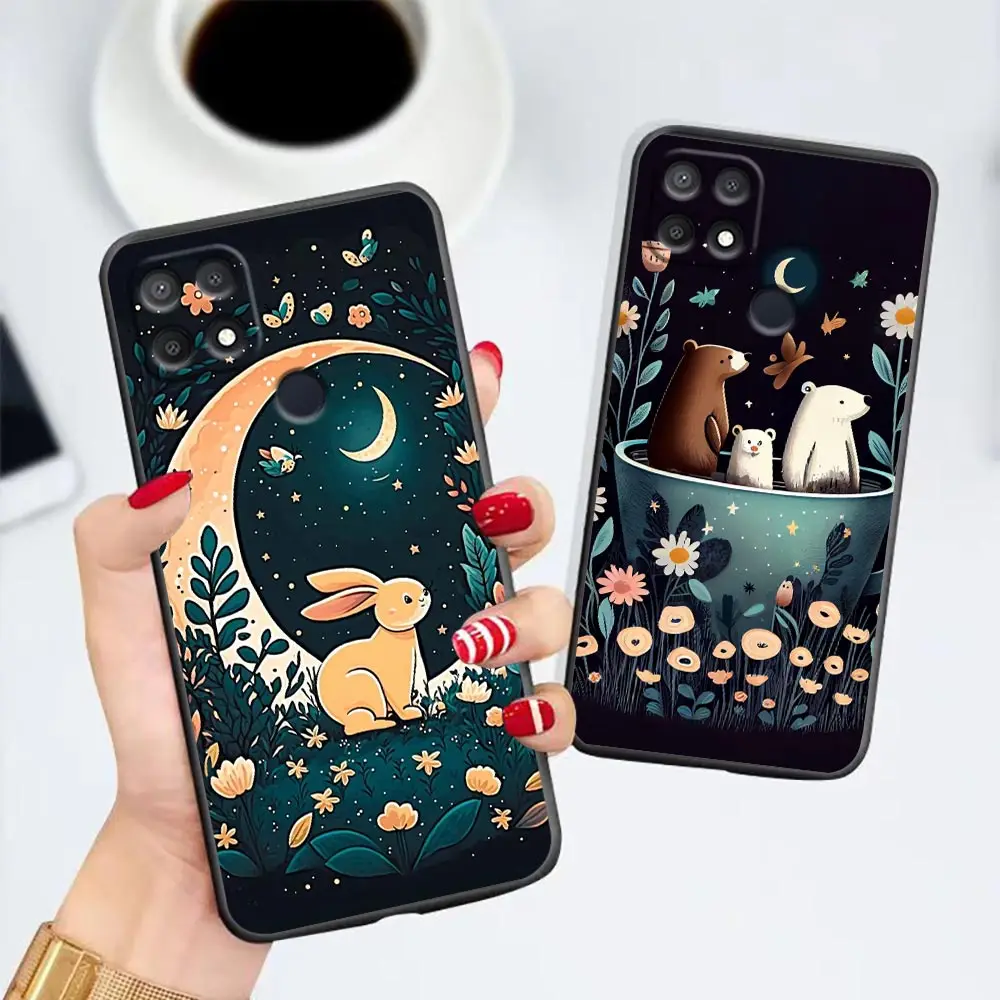 

Case For OPPO A92S A91 A79 A78 A77 A76 A74 A73 A71 A59 A57 A55 4G A53 5G A37 A33 A17 A16 A15 Case Fashion Cute Cartoon Animals