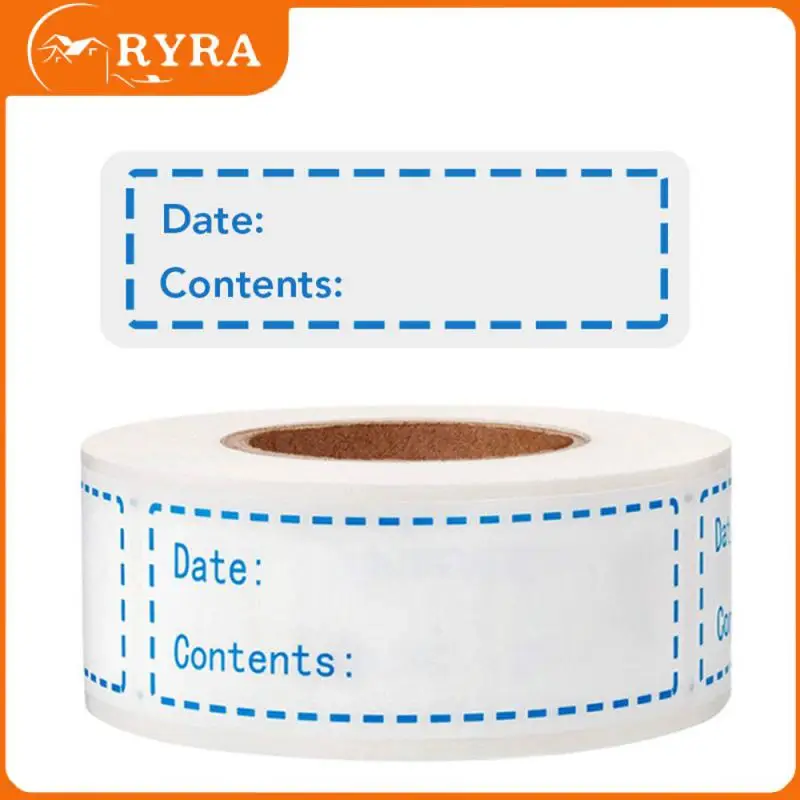 

Маркировочная этикетка для хранения пищевых продуктов, печатная устойчивая Уплотнительная наклейка, прямоугольная Бытовая стандартная на...