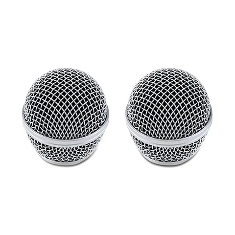 Сменные решетки для микрофона Shure Beta58A SM58 87A, Сменная головка для микрофона, сталь, детали для замены, аксессуары