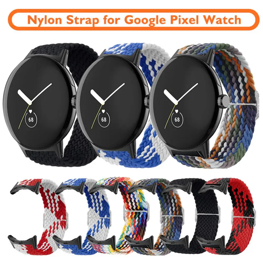 

Эластичный регулируемый нейлоновый ремешок для Google Pixel, ремешок для часов 2022, спортивный ремешок, сменный Браслет для наручных часов, аксесс...