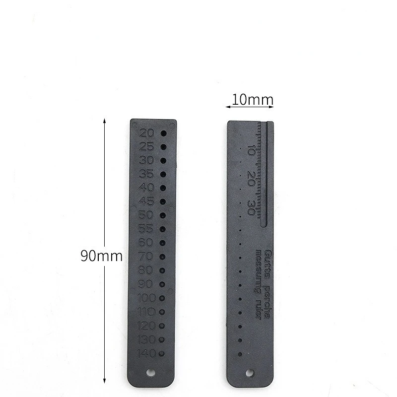 

Teether tip Gum tip measuring ruler Dental glue tip measurer Dental gel tip cutting ruler Sterilizable