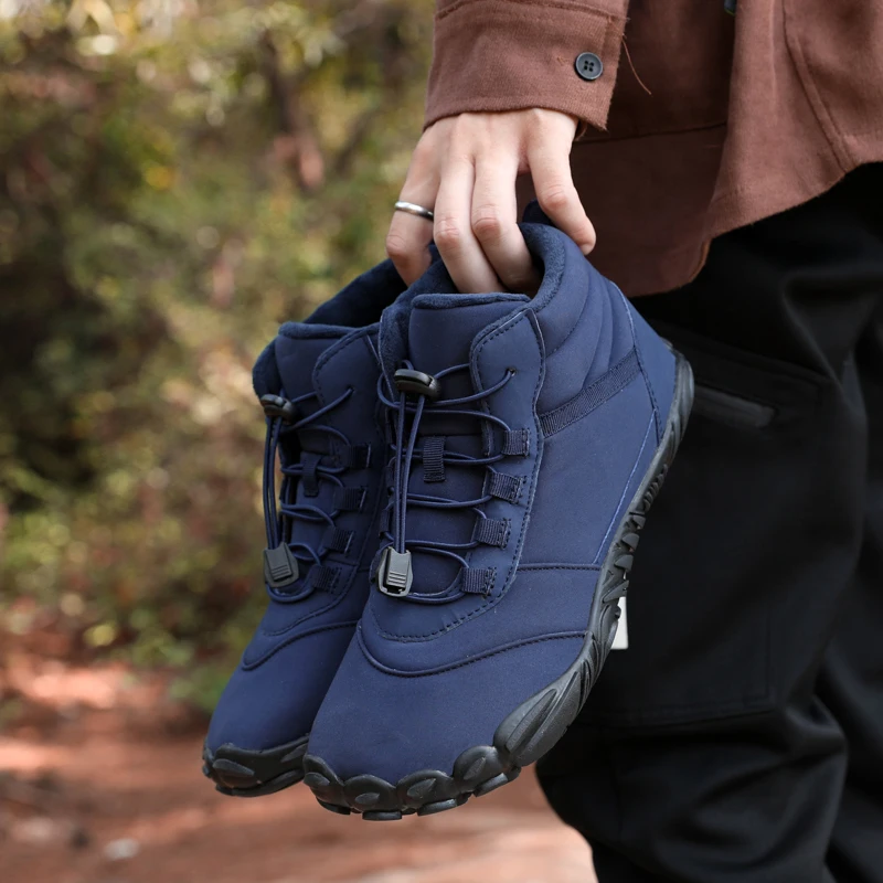 Outdoor Super Warm Winter Sneakers For Men 2022 New Leather Hunting Tourism Mountain Shoes Waterproof Man Hiking Trekking Boots