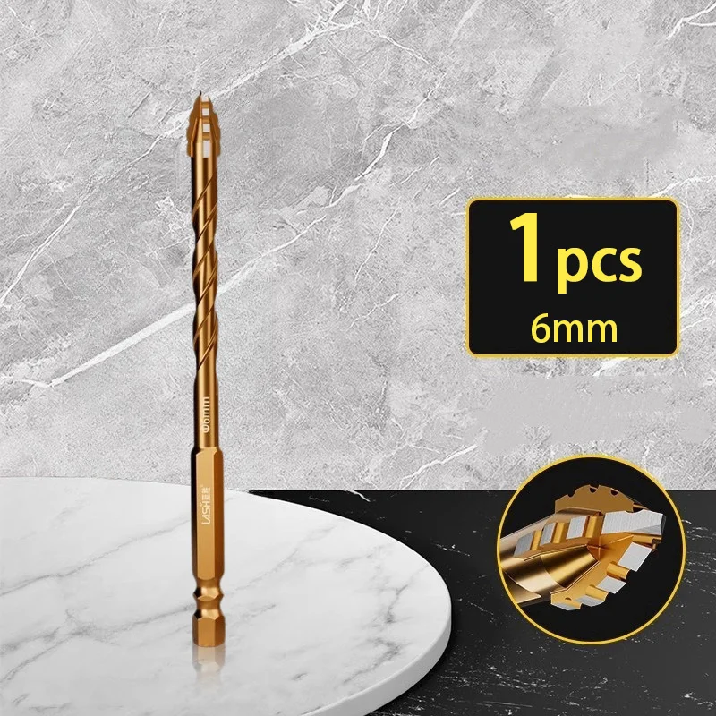 

Зубчатый эксцентриковый сверло с четырьмя лезвиями, сверхтвердый сплав, сухое сверление, точное позиционирование для деревянной доски, плитки, мрамора, бетона