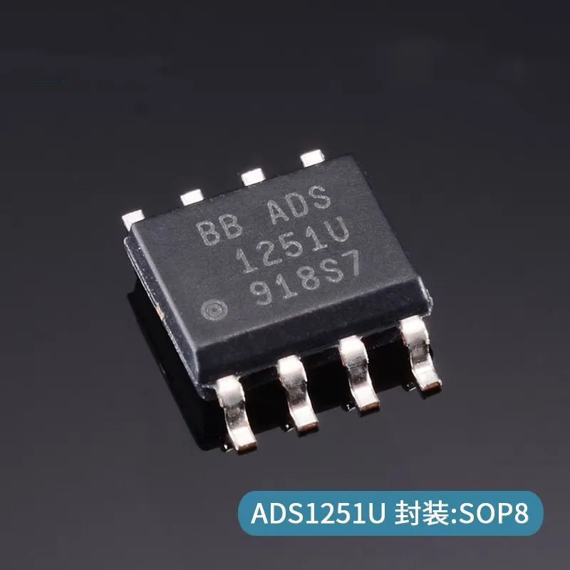 

5Pcs/Lot New Original ADS1251 ADS1251U SOP-8 24-bit 20kHz Low Power Analog-to-Digital Converter
