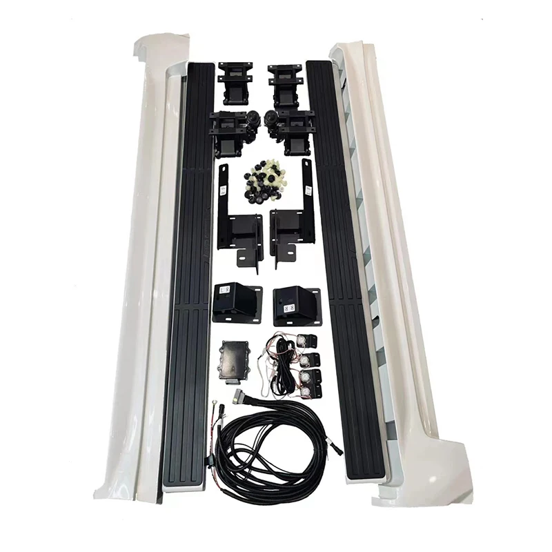 

Land Cruiser Upgrade 300 Electric Pedals White Black Car Pedals Side Steps Hot Selling Car Pedals