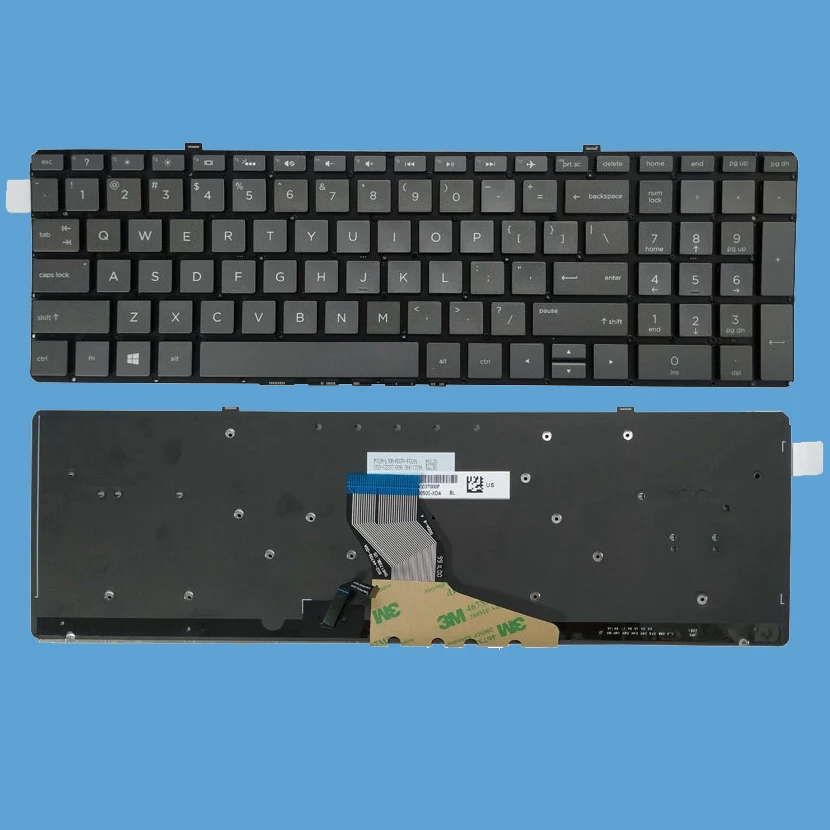 

XIN US Keyboard For HP Spectre X360 15-CH 15-CH000 15-CH008CA Laptop English Backlit SN6172BL SG-90500-XBA