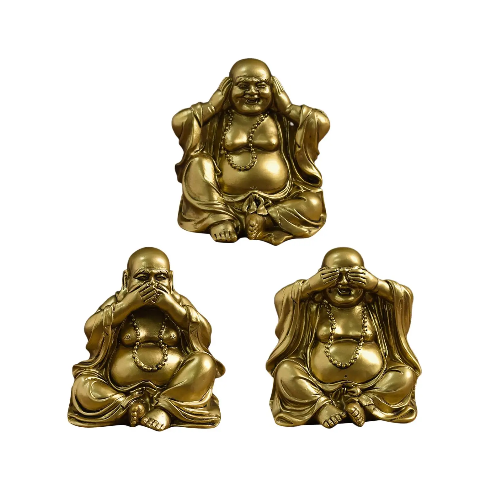 

Статуя Будды Maitreya, декоративная настольная художественная буддийская скульптура для семейного камина, подарок на день рождения, домашние украшения для гостиной