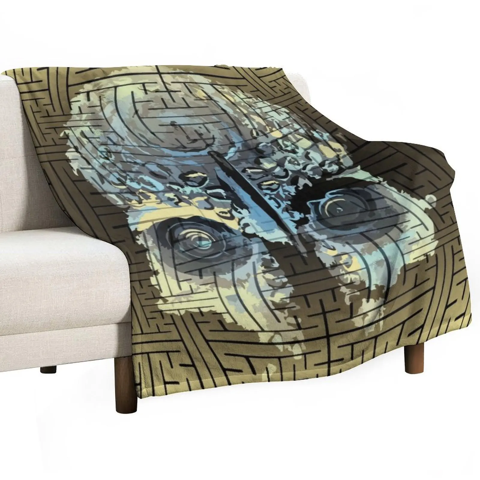 Одеяло sayagata с золотым черепом Папуа для косплея