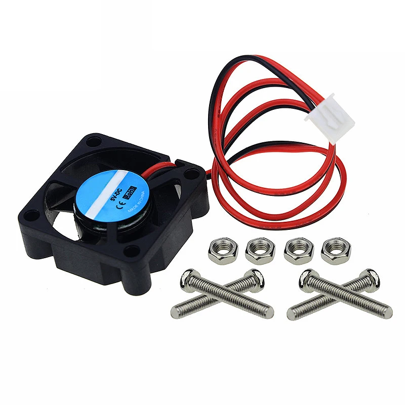 

Детали для 3D-принтера 3010 вентилятор 30 мм 30x30x10 мм 5 в 2 контакта кулер постоянного тока маленький охлаждающий вентилятор DIY Reprap для j-head hotend