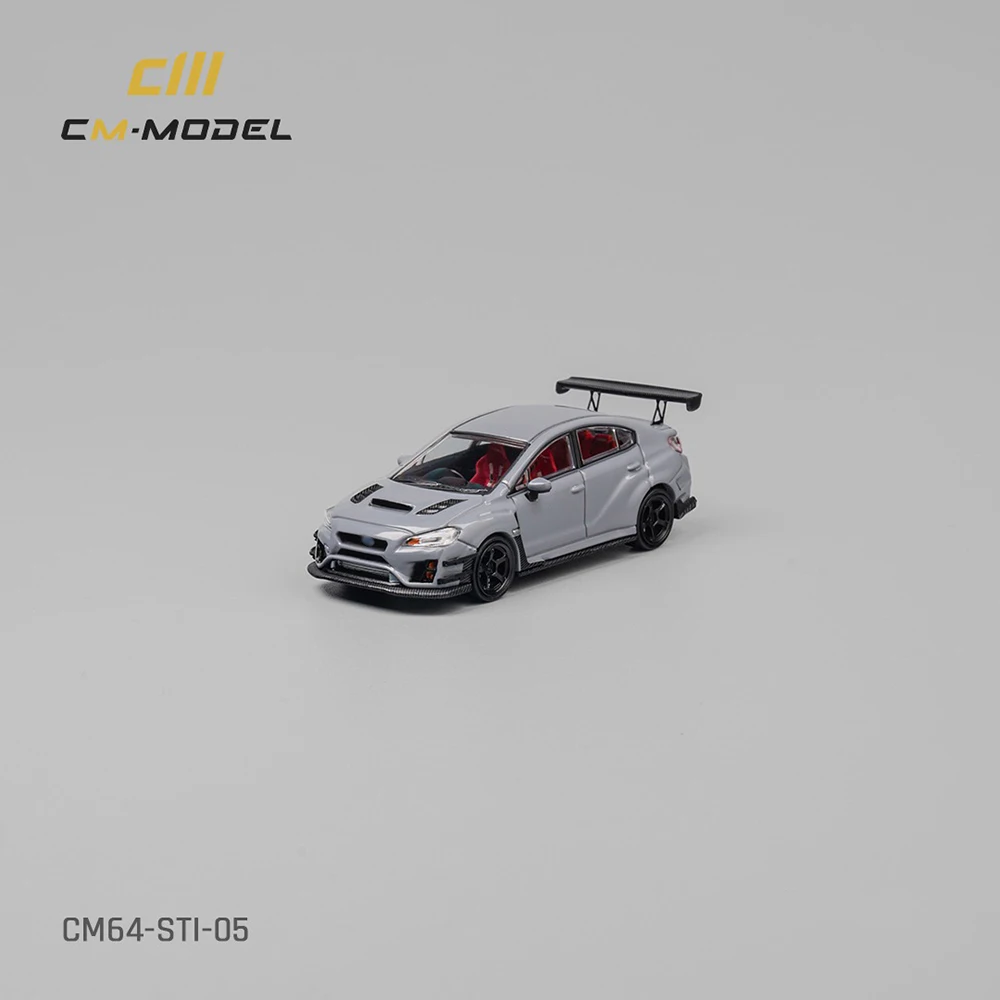 Фото Модель CM 1/64 STI Varis Widebody 1.0, серая литая модель автомобиля из сплава, лимитированная гоночная реплика, миниатюрный коллекционный подарок №4