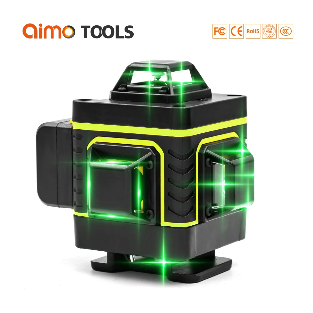 Laser Level Tools 12/16 Lines 3/4D Self-Leveling 360 Horizontal And Vertical Cross Super Powerful Green Laser Construction Level