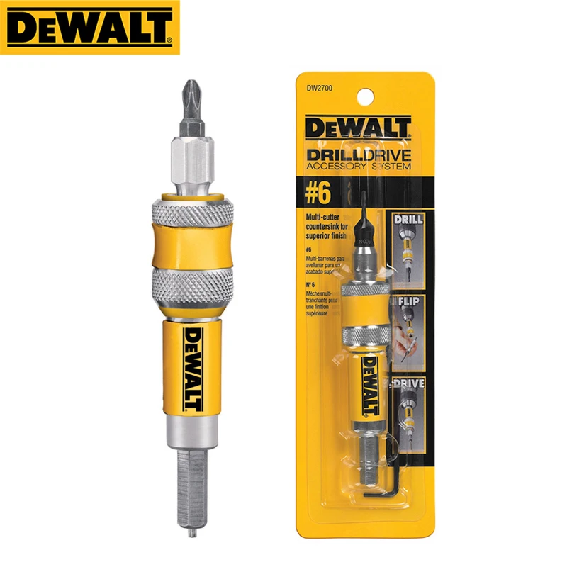DEWALT #6 #8 #10 сверло с откидным приводом полный блок DW2700 DW2701 DW2702 2 в 1 для зенковки по