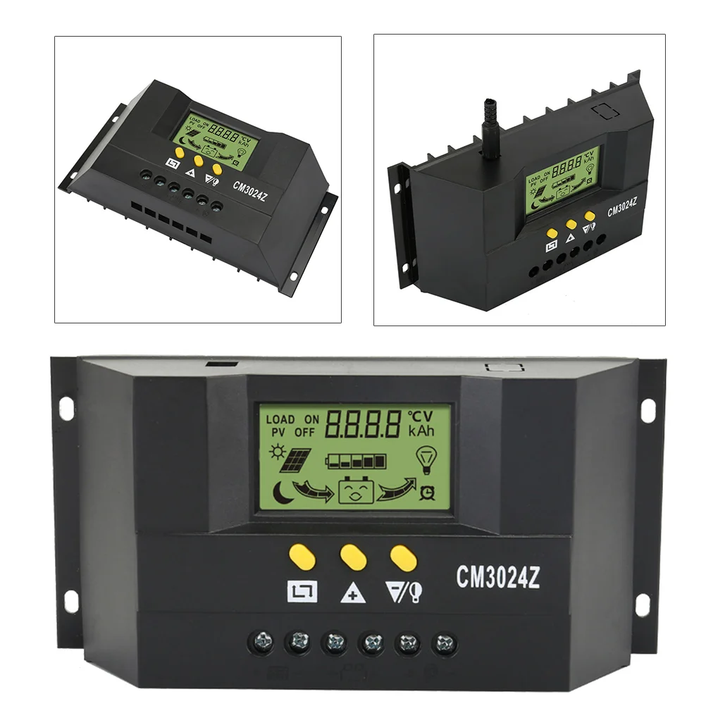 

CM3024Z 30A 12V/ 24V Solar Charge Controller Generator for Home Solar Panel