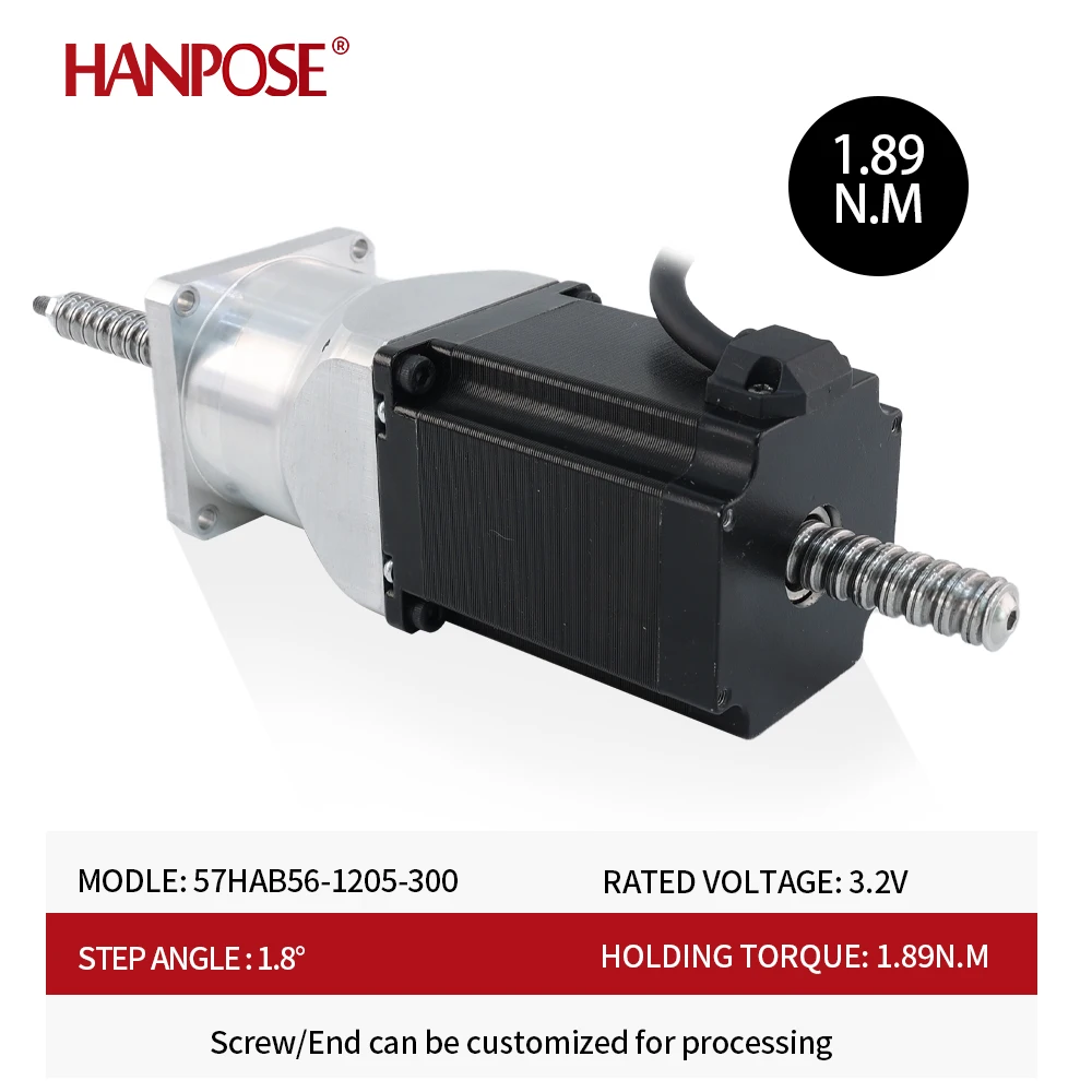 Шаровой шаговый двигатель 57HAB76-1205-200MM с SFU1205/1210 для ЧПУ 3D принтера винтовой NEMA23