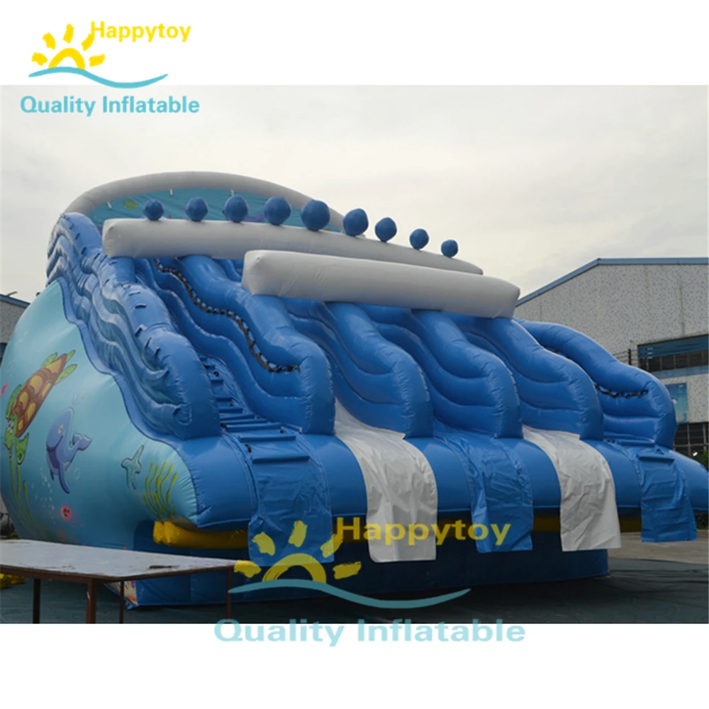 Летний аквапарк стальной бассейн надувной горка с альпинистской стеной