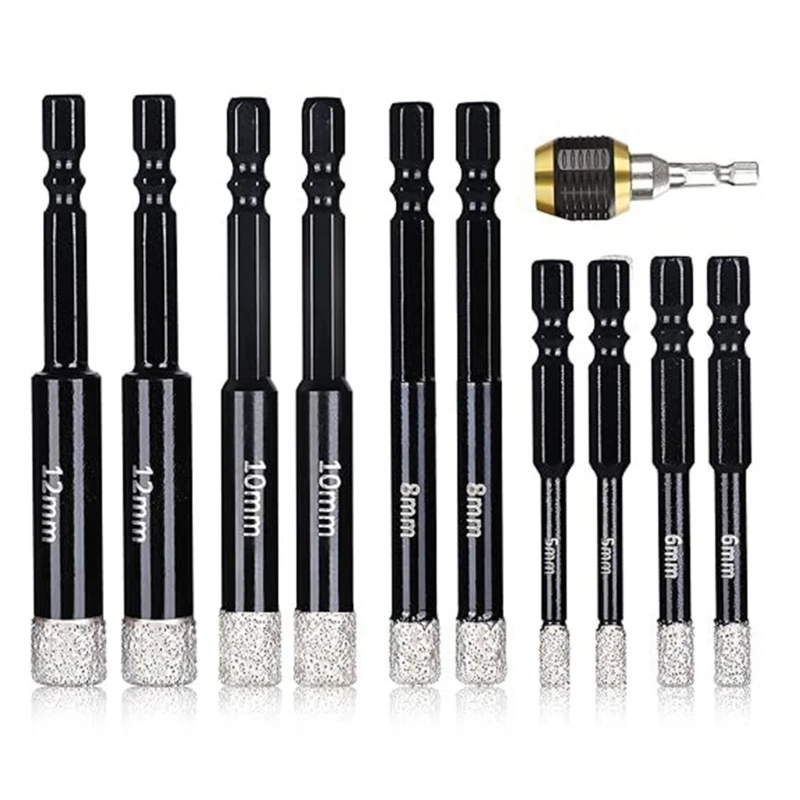 

Convenient Diamond Drill Bits Set 1/4'' Integrated Coolant for DIY Projects