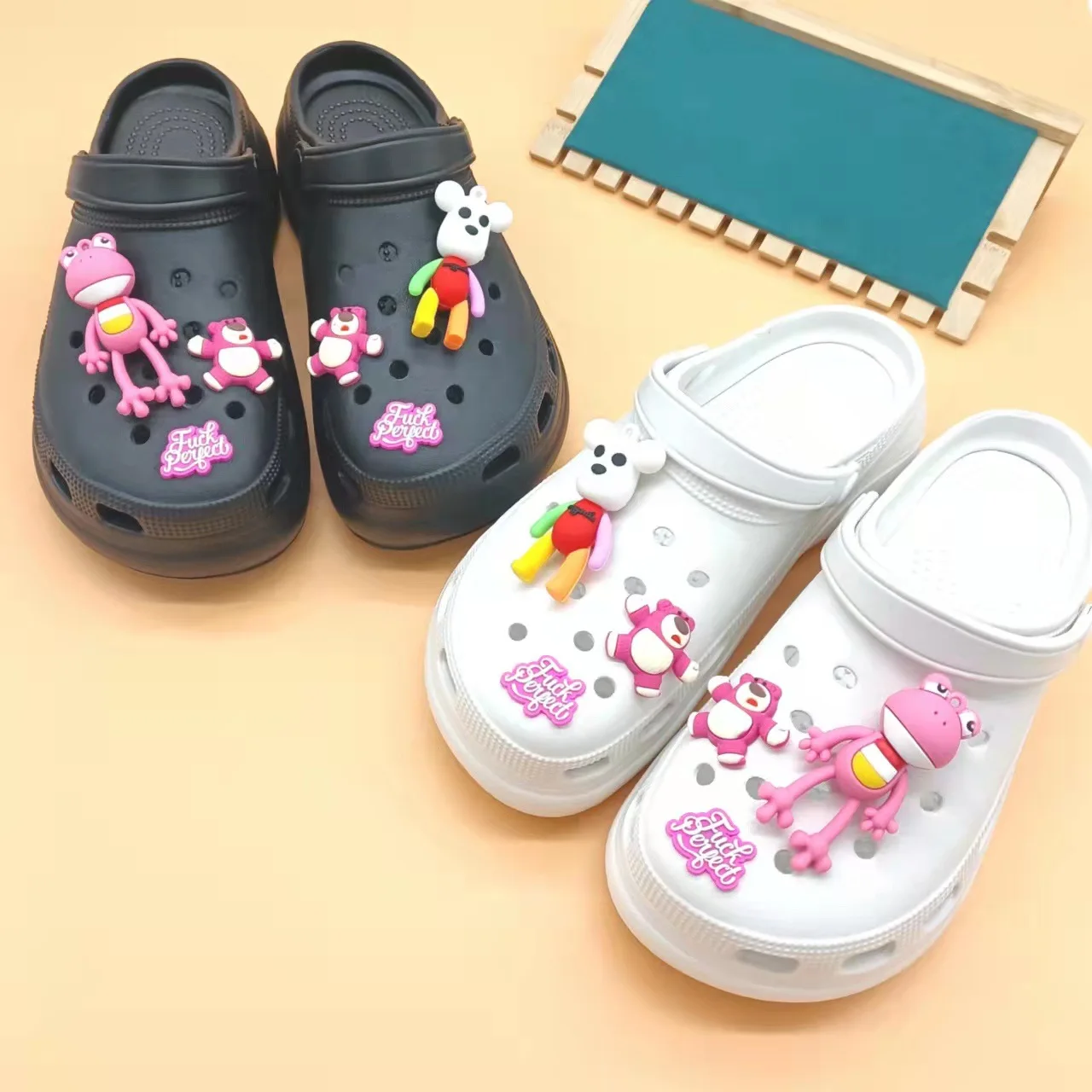 

Croc шармы, дизайнерские застежки для обуви «Улица Сезам», набор мультяшных застежек для обуви, аксессуары для вечеринки, подарок для девушки,...