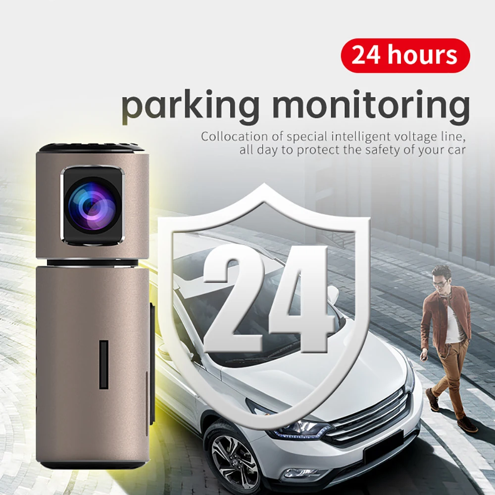 Автомобильный видеорегистратор 1080P Full HD WiFi с циклической записью акселерометром