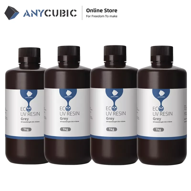 УФ-смола ANYCUBIC нм для ЖК-3D-принтера высокоточный быстроотверждаемый материал