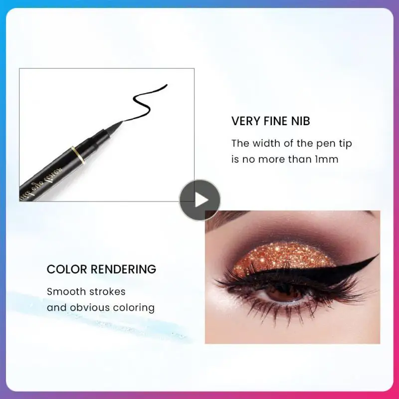 

Black Liquid Eyeliner Pen Delicate Waterproof Fast Dry Makeup Lasting Eye Liner Pencil Women Cosmetics Beauty Makeup Tools