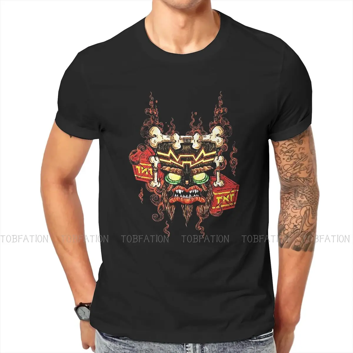 

Crazy Dog Racing Popular Series Graphic TShirt Crash Bandicoot Game Printing Tops Leisure T Shirt Male Tee Special Gift Idea