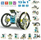 Детские стволовых 13-в-1 игрушка-робот, Солнечный робот игрушка, создание 260 предметов комплект с рабочими на солнечных батареях моторизированный двигатель и шестерни
