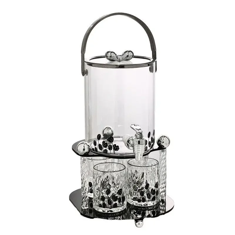 Ведро для воды из боросиликатного стекла охлажденное ультра-толстое роскошный