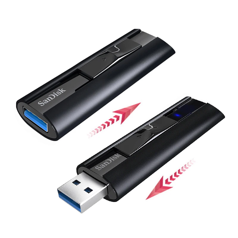 SanDisk Extreme PRO USB 3 2 твердотельный флеш-накопитель 128 ГБ 256 512 1 ТБ до 420 Мб/с SDCZ880 U диск
