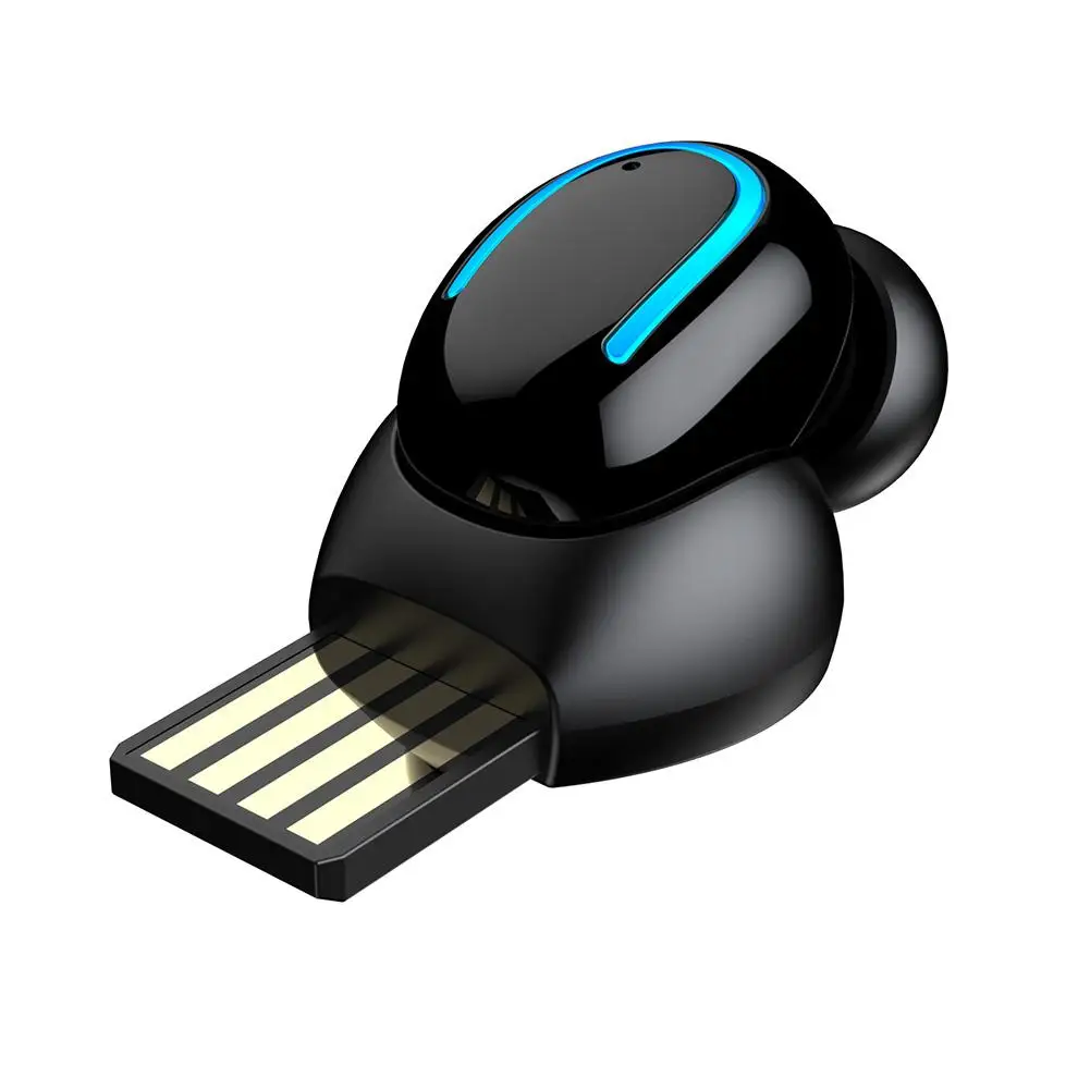 HBQ-Q32 одиночные беспроводные Bluetooth-совместимые наушники 5 1 с USB-зарядкой подвесные