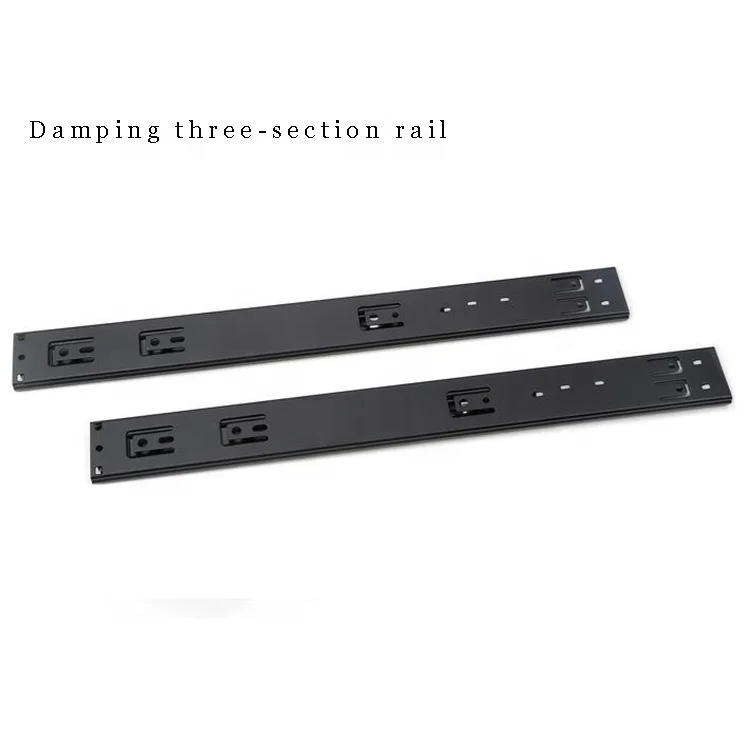 Выдвижная скользящая 3-складная шариковая Накладка для кухонного шкафа