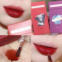 20pcsbox portable cotton swab lipstick microbrush long lasting waterproof disposable lip gloss makeup lip tint cosmetic set